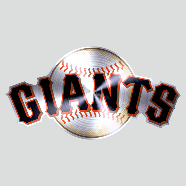 San Francisco Giants Stainless steel logo vinyl decal